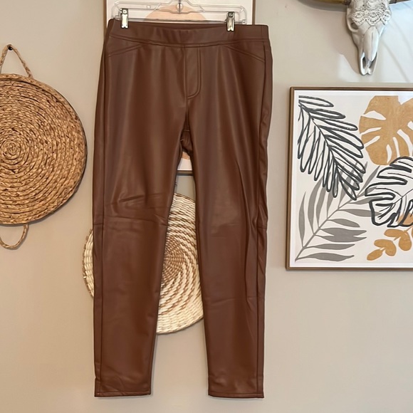 J. Jill Pants - SOLD.   J. Jill Faux Leather Pants